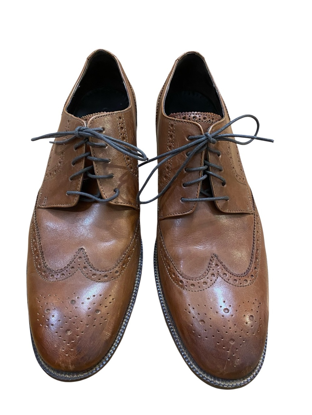 Cole Haan Benton Wingtip Oxford Dress Shoes Men’s Size 11 Brown Leather